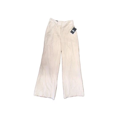 Pantalones de vestir para mujer DKNY - Crema Pin Rayas - 0 Foto 1 de 3