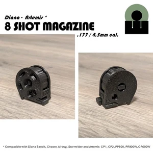 2 Stück 0,177 / 4,5 mm Magazin Diana Bandit, Stormrider, Chaser, Airbug und Artemis - Bild 1 von 2