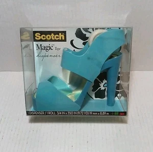 Zapato Sandalia Azul Dispensador de Cinta Mágica Scotch - Nuevo En Caja - Imagen 1 de 4