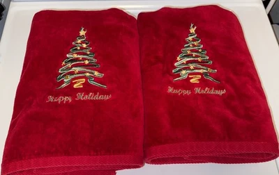 Набор рождественских полотенец для ванны - Изображение 1 из 4