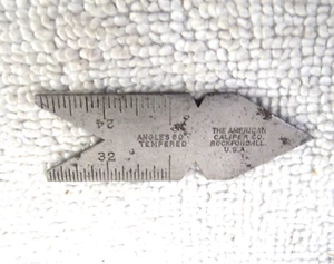 Machinist Draftsman VTG "The American Caliper Co." Double Depth Gauge USA - Picture 1 of 4