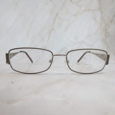 Marco de gafas Sophia Loren Zyloware 168 M225 para mujer marrón metal borde completo 135 Foto 1 de 4