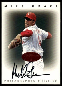 Serie Leaf Signature 1996 #NNO Mike Grace autógrafos bronce - Imagen 1 de 2