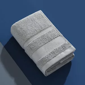 Face Hand Bath Towel Large Size Bathroom Towel Pure Cotton Solid Color Fashion - Picture 1 of 15