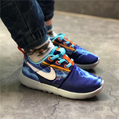 Nike Roshe One Print (TVD) Azul Niños 749358-401 Talla 6C  Foto 1 de 4