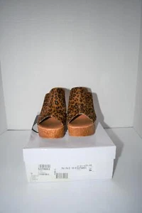 Sandalia de cuña para mujer Nine West Lilahol1 en leopardo talla: 9 #60368805 nueva en caja - Imagen 1 de 7