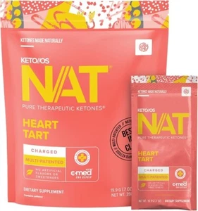 PRÜVIT Keto OS NAT Heart Tart Keto Supplements – Charged -20 Count Free Shipping - Picture 1 of 6