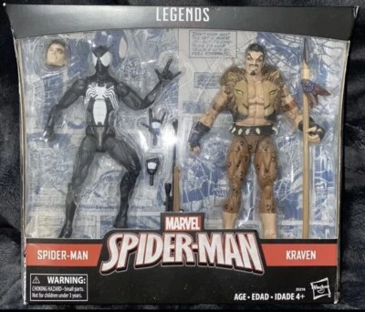 Marvel Legends Spiderman y Kraven paquete de 2 NUEVO Hasbro difícil de encontrar RARO Foto 1 de 2