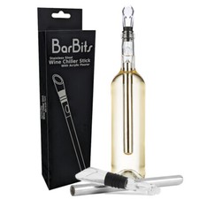 BarBits Wine Chiller Stick Aerator & Pourer - Asta di raffreddamento del vino con versamento senza gocciolamento
