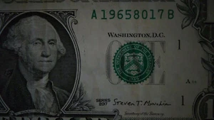 2017 Series $1 Dollar Birthday Note Aug. 17, 1965 A19658017B - Picture 1 of 3