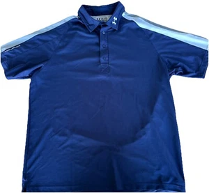 Under Armour Coldblack Polo Shirt Mens 2XL Navy Gray White (Dallas Cowboys) - Picture 1 of 10