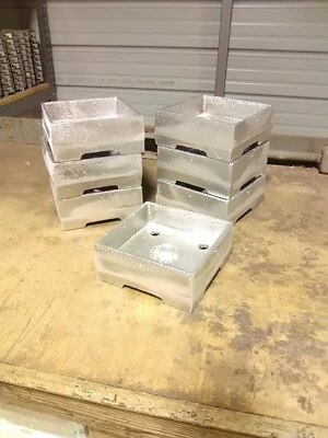 BEN DOUGLAS FOUNDRY (.COM) Post Base, Anchored, 6x6, Heavy Cast Aluminum, Contractor pack of 7, MADE IN USA