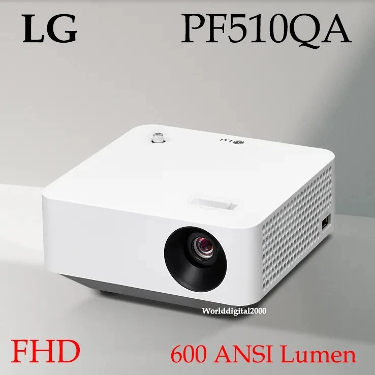 LG PF510QA Projector FHD RGB LED 600 Lumen Blutooth  Wi-Fi  1.0 Kg Dolby Atmos - Image 1 of 1