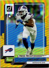 2022 Donruss Football GOLD FOIL Press Proof #118 GREG ROUSSEAU