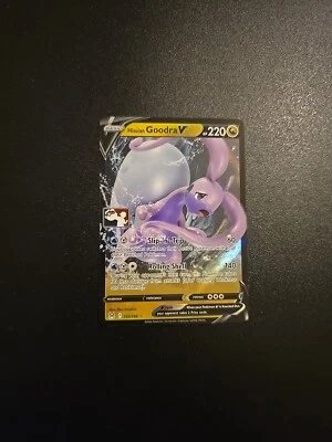 Goodra V Pokemon Prize Pack Series 3  Promo Pokemon Card Play Stamp - LP - Image 1 of 2