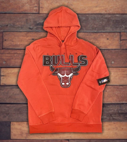 NBA Chicago Bulls Men’s Red Hoodie Sweater Adult  XL Basketball New Cover