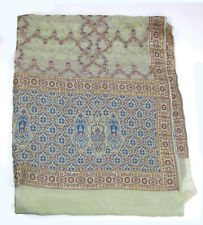 New listing
		Vintage Sari Sage Green Silk Embroidered with Metallic Thread - Good ConditionÂ 