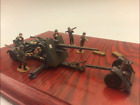 New 1/72 Scale WWII German 88mm Antiaircraft Gun With Crew Painted Plastic Model