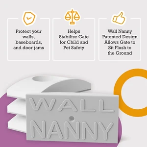 - Baby Gate Wall Protector (Made in USA) Protect Walls from Pet Gates & Dog G... - Picture 1 of 12