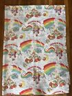 Vintage 1983 Hallmark Rainbow Brite Twin Flat Sheet Fabric BRIGHT COLORS!