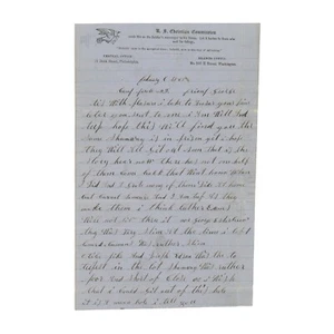 1865 Civil War Letter—4th Vermont POW Wants Revenge after Andersonville Parole - Picture 1 of 3