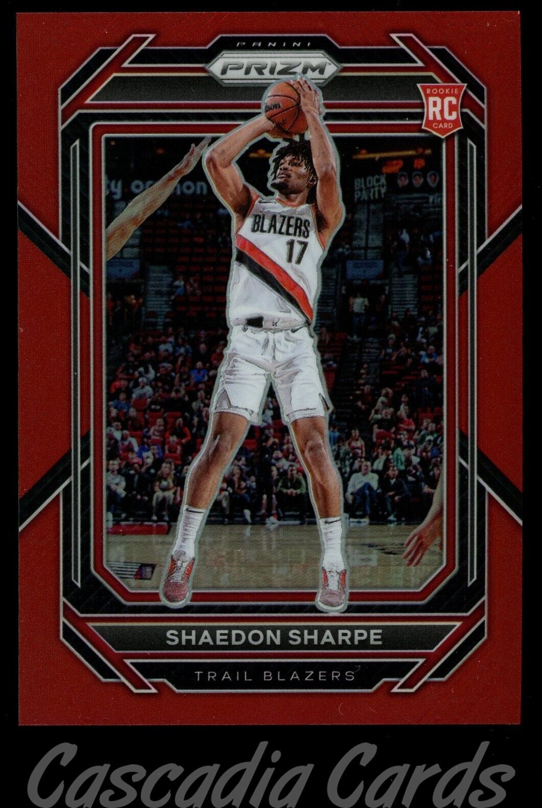 Shaedon Sharpe Red /299 2022-23 Panini Prizm #250 Basketball