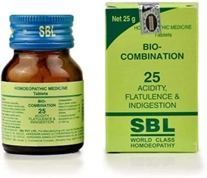SBL's Bio-Combination 25 - Flatulencia de acidez e indigestión - Imagen 1 de 1