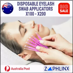 Eyelash Swab Disposable Applicator Micro Brush Mascara Tool x100 - x200 - Picture 1 of 9