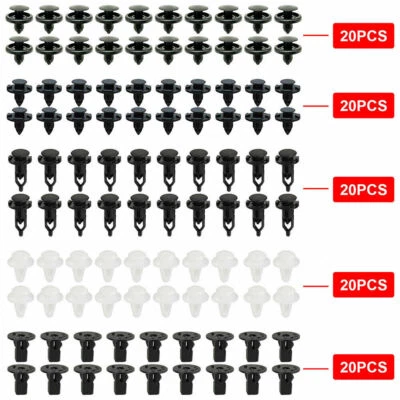 For Toyota 4Runner Set Body Bumper Rivet Retainer Trim Molding Push Pin Clips - Imagem 1 de 4