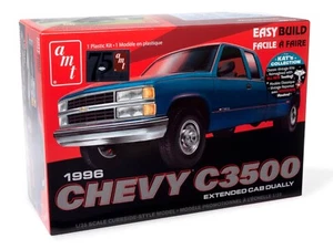 Kit Modelo Chevy C3500 1996 Escala 1:25 Doble Pickup FÁCIL BLD por AMT -Skill 2 1409 - Imagen 1 de 6