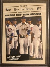 2017 Topps Throwback Thursday TBT #173 Anthony Rizzo Chicago Cubs