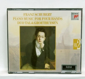 DUO TAL & GROETHUYSEN - SCHUBERT Piano music for 4 hands SONY 2xCDs NM - Picture 1 of 2