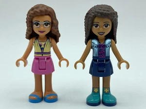 Lego Friends Forest Waterfall Set 41677 Lotto Minifigure Olivia Andrea Nuovo - Foto 1 di 2