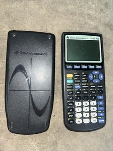 Texas Instruments TI-83 Plus Graphing Calculator W/Cover Tested And Works Great - Picture 1 of 3