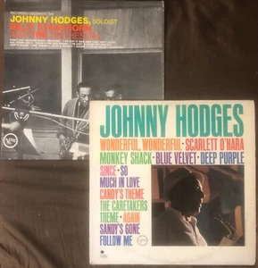 JOHNNY HODGES 2 1960s Verve LPs - w/ Billy Strayhorn & Sandy’s Gone - EX DISCS - Picture 1 of 8