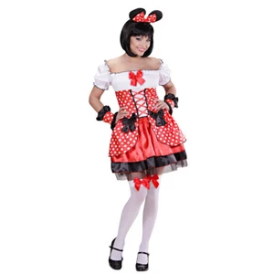 Damenkostüm Mäuschen Pünktchen Kleid Fasching Mauskostüm Damen Maus L 42/44 - Bild 1 von 4