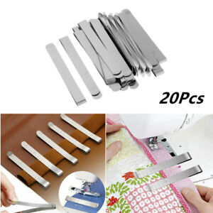 20Pcs 3in Stainless Measuring Hemming Clips For Sewing and Quilting Sets Ruler 