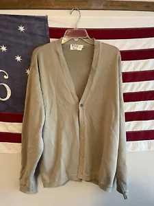St Croix Beige Cardigan Mens Vintage XL - Picture 1 of 3