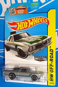 Hot Wheels 2015 Walmart ZAMAC Series #001 HW Hot Trucks '68 El Camino - Picture 1 of 2