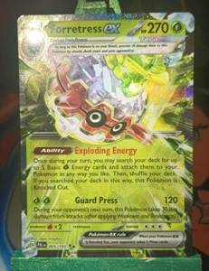 Pokemon Forretress ex 005/193 Paldea Evolved Scarlet & Violet Double Rare - Picture 1 of 4