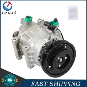 Fit For 2006 2007-09 Hyundai Accent 1.6L l4 AC A/C Compressor And Cluth CM108047 - Picture 1 of 14
