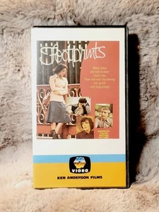 VHS Christian Film FOOTPRINTS Ken Anderson Films - Picture 1 of 3