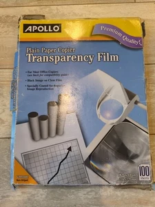 Película Transparencia Apollo - Letra - 8.50" X 11" - 45 / Caja - Transparente (PP100C) - Imagen 1 de 1