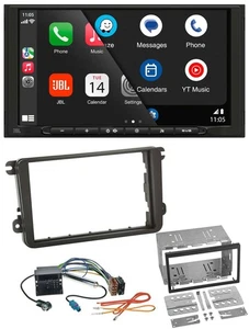 JBL USB 2DIN MP3 Bluetooth AUX Autoradio für VW Caddy Golf 5 6 Jetta ab 2003 - Bild 1 von 10