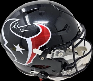 Casco autografiado de Nico Collins Speed Flex Texans certificado por Beckett - Imagen 1 de 14