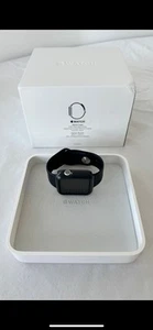 Apple Watch (1st generation) 38mm SS Blk - MLE62LL/A - Model A1553 + Strap - Picture 1 of 8