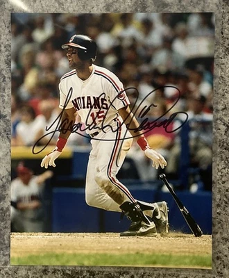 SANDY ALOMAR JR Autographed Signed 8x10  Photo MLB #15 HOF Hand Signed Photo - Image 1 of 4