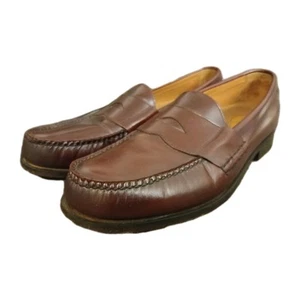 Rockport Leder Slipper Mokassinnaht Komfort Penny Loafer Schuhe BRAUN Gr. 11 N #1021 - Bild 1 von 13