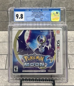 Pokémon Moon CGC U9.8 A++ Nintendo 3DS Sealed Graded [103855B] - Picture 1 of 2