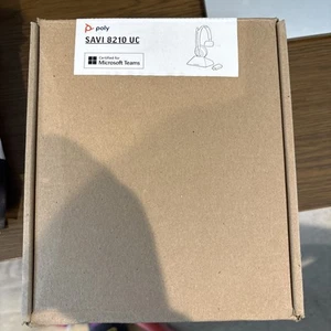 Casque PC sans fil USB-A Plantronics Poly Savi 8210 UC 1880-1900 MHz neuf dans sa boîte - Photo 1/5